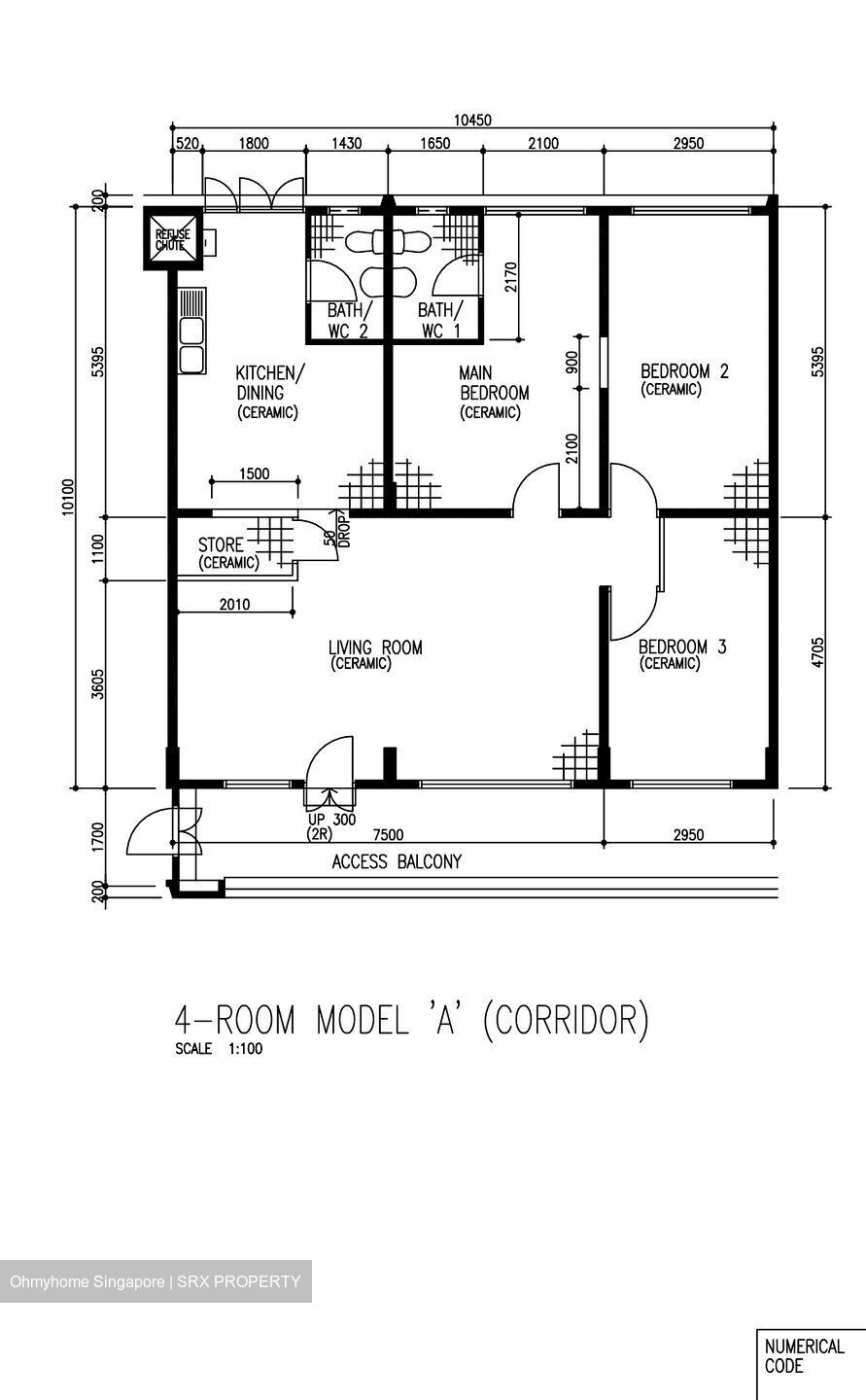Blk 517 Serangoon North Avenue 4 (Serangoon), HDB 4 Rooms #564654131